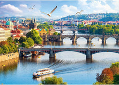 Trefl, Puzzle, Prague, République tchèque, 500 pièces, Qualité premium, Pour adultes et enfants de plus de 10 ans Puzzle Naty Shop