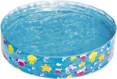 Piscină pentru copii Bestway FillN Fun, Sparking Sea, 122 x 25 cm, BW55028, Multicoloră, 122 x 122 x 25 cm