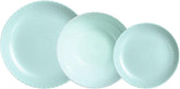 Vaisselle Pampille Opale Turquoise 18 pièces - 6 personnes Services de table Naty Shop Default Title