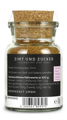 Ankerkraut Zimt & Zucker, 100g en verre de liège