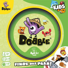 Zygomatic, Dobble Kids, Eco-Sleeves, Jeu pour enfants, Jeu de cartes, 2-8 joueurs, 4 ans et plus, 15 minutes, Allemand