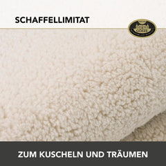 Gözze - Couverture doudou douce Nuage, imitation peau de mouton, 100% polyester (microfibre), 150 X 200 Cm - Couettes et couettes Camel Naty Shop