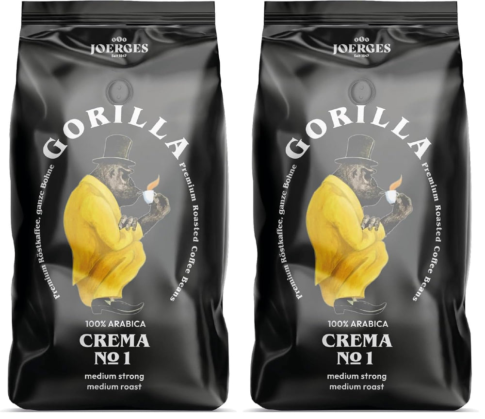 Joerges dark_roast, Espresso Cream No.1, 1 kg (Packung mit 2)