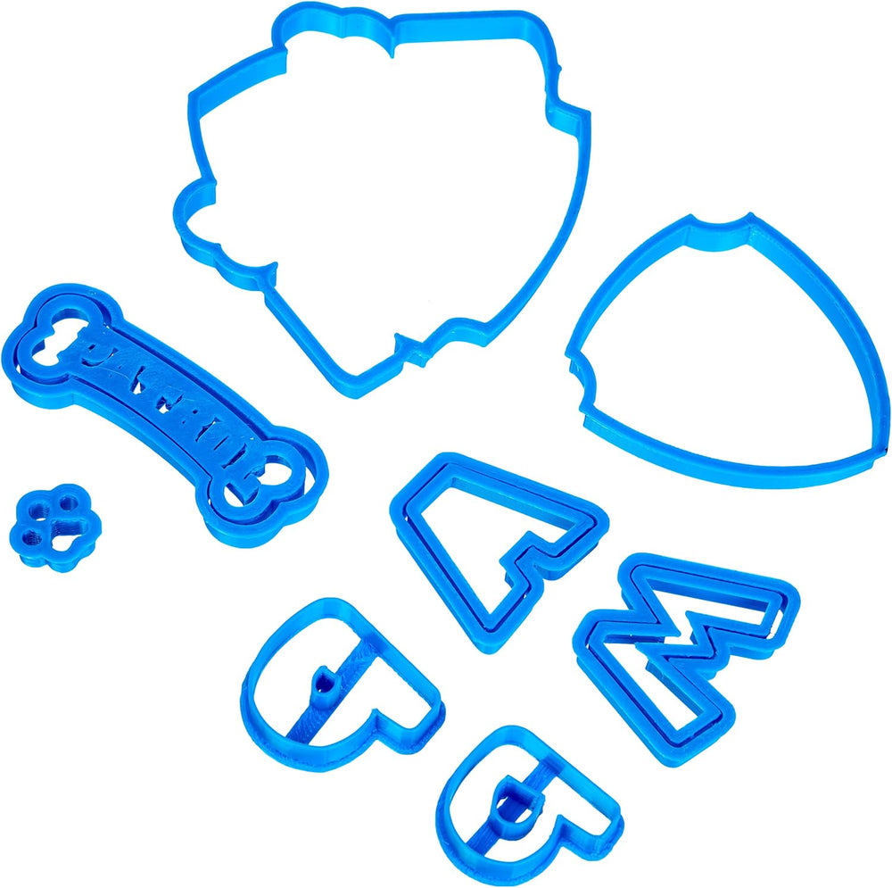 Coupe-fondant Paw Patrol, plastique, bleu, 8x7x1,5 cm