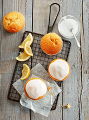 RUF Mini muffins au citron, mélange à pâtisserie au goût de citron, 350 grammes Kitchen Naty Shop