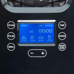 Batteur sur socle sous vide Cloer 6980 / 800 watts / 21 000 U/min. / Incl. Vorratsbehälter/Vakuumventil/Automatikprogramme/Eis-Crush-Funktion/Reinigungsfunktion/Schwarz, 1500 Millilitres Cuisine Naty Shop