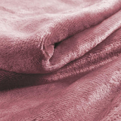 Douceur D'Intérieur, Couverture Flanelle, 125 X 150 Cm, Rose, Couettes et quilts en Flanelle Naty Shop