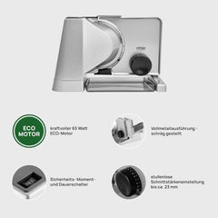 Ritter Solida 4, trancheuse électrique multifonctions Rasnite et Slicers Naty Shop