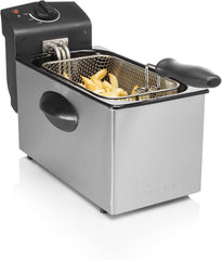 Friteuse à huile Tristar FR-6935, 2000 watts, 3 litres, thermostat, zone froide, 3-4 personnes, électroménager en métal Naty Shop Default Title