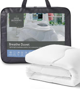 Couette respirante, 13,5 Tog, hiver, refroidissement et évacuation de l'humidité, contrôle de la température, lavable en machine, légère et hypoallergénique, lit simple Naty Shop Quilts and Comforters Winter (13,5 Tog) Lit simple