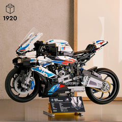 LEGO Technic BMW M 1000 RR Kit de modèle de moto pour adulte comme cadeau artisanal pour hommes et femmes Décoration de maison ou de bureau 42130 Kits de construction Besuche den LEGO-Store