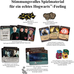 KOSMOS 693398 Harry Potter Battle for Hogwarts - Jocul cooperativ Harry Potter, Joc Harry Potter pentru 2-4 jucători cu vârsta de 11 ani și peste, Bătălia de la Hogwarts în germană, 7 ani școlari