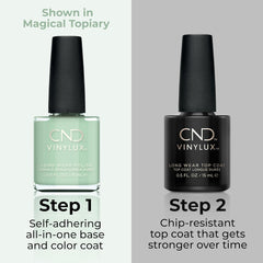 CND Vinylux - Vernis à Ongles Longue Durée - Vernis à Ongles Classique - Sauge Dorée #433 15 ml