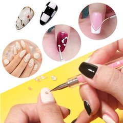 Nagel Pinsel 5 pièces Nagel Art Fineliner Pinsel, Nagel Pinsel Set Pinsel pour pinceau à ongles Nagellack Pinsel Nagellak Art Pen pour bricolage Nail Art Design. (Peinture-1)