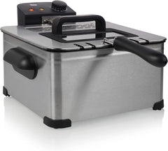 Friteuse Tristar, 1 grand panier et 2 petits paniers, thermostat réglable, zone de refroidissement, 5 litres, 2000 W, FR-6949 Électroménager Naty Shop Default Title