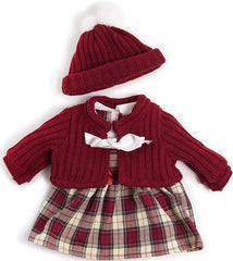 Miniland Set Puppenkleidung 40cm, Vêtements, Strickjacke et Mütze