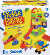 Stickle Bricks, Big Builder Konstruktionsset, Über 125 Teile, Fördert Kreativität & Motorik, Sécurité & dänglig, Praktische Austellung, Für Kinder ab 18 Monaten