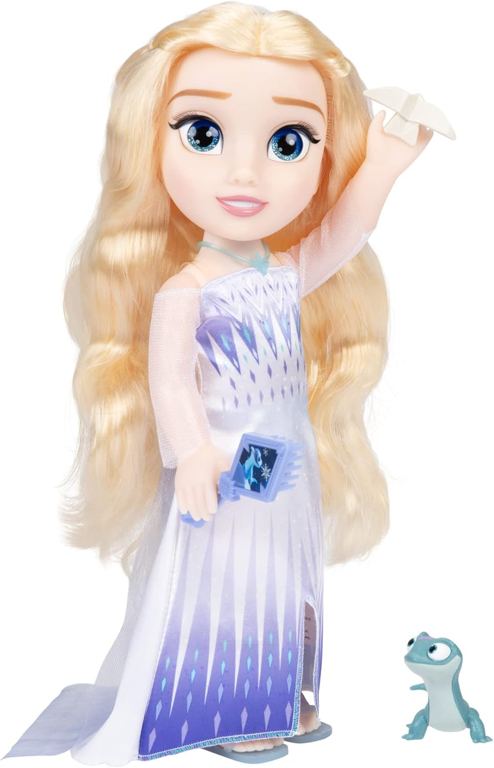 Disney Die Eiskönigin Singende ELSA The Snow Queen Puppe 35 cm, singt „Show Yourself“, inklusive Zubehör für zusätzlichen Spielspaß, perfekt für Mädchen ab 3 Jahren Weiß und Blau