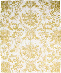 Papier toilette romantique, couleurs dorées, 15 pièces par paquet