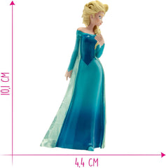 Bullyland 12961 - Figurine Elsa d'Arendelle de Walt Disney La Reine des Neiges, env. 10,1 cm, très détaillé, idéal comme petit cadeau pour les enfants à partir de 3 ans