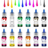 Lot de 12 ou 16 colorants alimentaires liquides Naty Shop