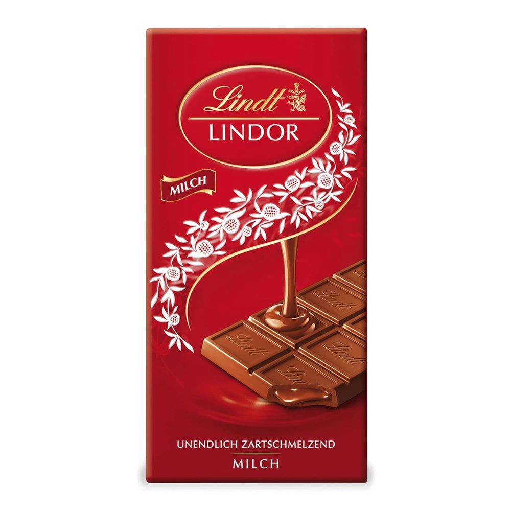 Lindt LINDOR Chocolat au lait, 100 grammes Bonbons au chocolat Naty Shop Default Title