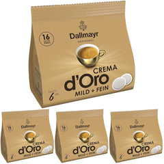Tampons Crema d'Oro doux et fin (16 tampons Kaffee) (Packung mit 4)