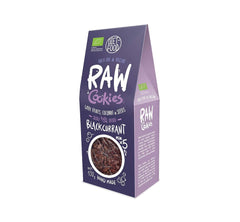 DIET-FOOD Biscuits au cassis bio RAW Snack sain Délicieux biscuits de bureau sans conservateur 100 g (1 paquet)