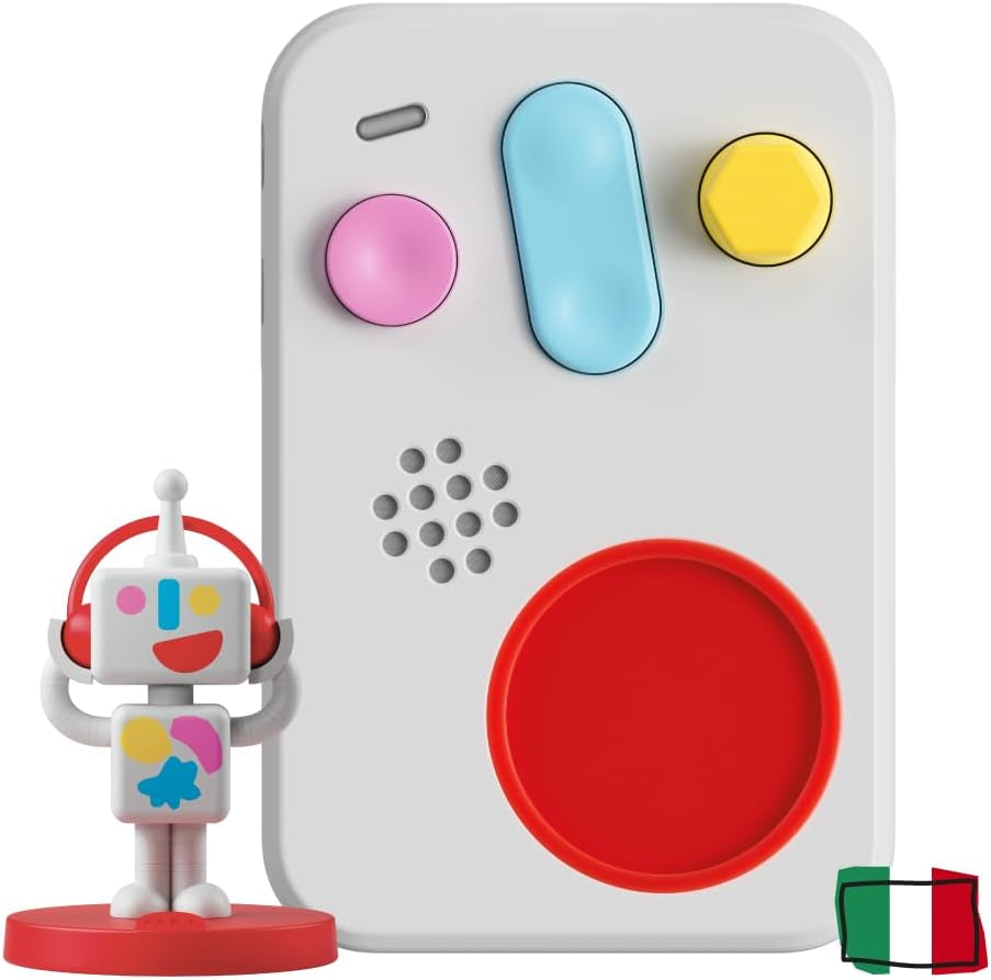+ Conteur interactif pour enfants avec contenu audio de 0 à 10 ans, boîte audio avec figure sonore -Moi, veilleuse, routine du sommeil, jeu d'apprentissage musical, version italienne Jucarii Bebe Naty Shop Titre par défaut