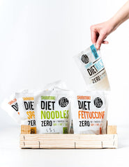 Nouilles Shirataki DIET-FOOD Nouilles Konjac faibles en glucides et faibles en calories Aliments végétaliens Sans gras Sans soja Sans gluten Nouilles diététiques solubles dans l'eau faibles en calories 200 grammes