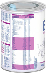 BEBA Formulă pentru sugari prematuri Etapa 2 - Sugari prematuri după externarea din spital, hrană pentru bebeluși, lapte praf pentru bebeluși, pachet de 3 (1 x 400g)