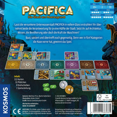 KOSMOS 683665 Pacifica - Trezește orașul scufundat cu tactică și noroc, joc pentru două persoane, joc de societate pentru exact 2 jucători cu vârsta de 10 ani și peste, joc de strategie