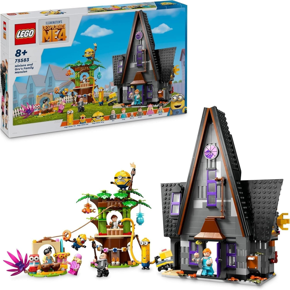 LEGO I - La villa familiale des 4 Grus et des Minions de Simply Incorrigible I - Coffret de jeu du film Simply Incorrigible 4, jouet pour enfants, cadeau pour garçons et filles de 8 ans et plus 75583 Ensembles de construction Beuche den LEGO-Store Default Title