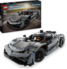 LEGO Technic Koenigsegg Jesko Absolut Supersportwagen in Grau, Bauspielzeug für Jungen und Mädchen, Spielzeugauto für Kinder, Geschenk für Autofans, Dekoration für das Kinderzimmer 42173