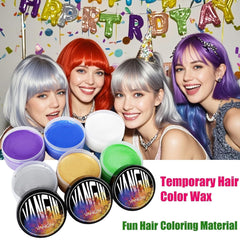 Teinture capillaire temporaire verte, ton de cheveux coiffant pour hommes femmes, pommade capillaire naturelle, cire de teinture capillaire pour fête, cosplay et Halloween, Noël, teinture capillaire temporaire en crème (100 g, vert) Naty Shop