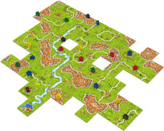 Hans im Glück, UNbox Now, Carcassonne V3.0, jeu de base, jeu familial, jeu de l'année 2001, 2-5 joueurs, 7 ans et plus, 35 minutes de jeu, allemand