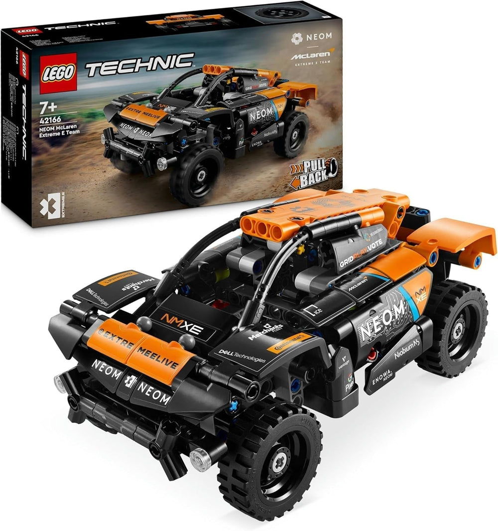 LEGO Technic NEOM Mclaren Extreme E Ensemble de voiture de course, jouet à moteur pour enfants, voiture éolienne à construire, cadeau technique pour garçons et filles de 7 ans 42166 Ensembles de construction Besuche den LEGO-Store Single