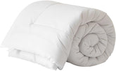 Good Nite Parure De Lit Simple 15 Tog Hiver Chaud Lit Simple Doux Polyester Fibre Creuse Draps Blancs avec Bandes d'angle Lavable en Machine (Blanc 15 Tog 130 X 150 Cm) Naty Shop Couettes Blanc 15 Tog 130X150Cm