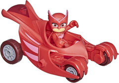 Jouet préscolaire PJ Masks Owl Glider, véhicule d'Eulette avec figurine d'action d'Eulette pour les 3 ans et plus, emballage recyclable, figurines d'action Naty Shop