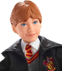 Mattel Harry Potter - Poupée de collection Ron Weasley (env. 26 cm) avec uniforme de Poudlard, robe et baguette de Gryffondor, 6 ans Jouet FYM52 Figurines Naty Shop