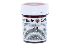 Colorant alimentaire Sugarflair Chocolate Colorant alimentaire pour chocolat rouge - Beurre de cacao bio coloré, colorant chocolat pour colorer chocolat, pralines - 35g