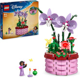 LEGO Ç€ Disney Encanto Le pot de fleurs d'Isabella, set pour enfants avec orchidée à construire, set de construction décoratif avec mini-poupée personnage de film, idée cadeau pour filles et garçons à partir de 9 ans 43237 Jeux de construction Beuche den LEGO-Store Single