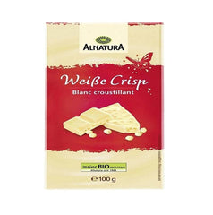 Alnatu Krokante Witte Chocolade - Witte Chocolade Met Krokante Rijstballetjes Zonder Toegevoegde Lecithine