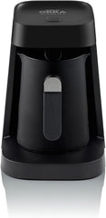 Cafetière turque Arzum Okka MINIO JET, 400 W, capacité 5 tasses, protection contre les débordements, système d'avertissement acoustique, cafetière turque, chrome