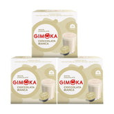 Gimoka Kaffeekapseln, Gesmack WEISSE CHOKOLADE - 48 Kapseln Compatible with Kaffeemaschinen der Marke Nescafè* Dolce Gusto*, 48 Stück (3 x 16 Getränke), Hergestellt in Italien