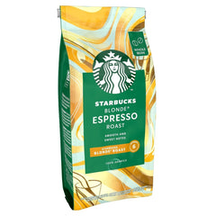 STARBUCKS Blonde Espresso Roast, torréfaction légère, grains de café entiers 200G (paquet de 6) Naty Shop Coffee