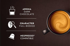 Café Royal Espresso Forte – Capsules de café compatibles Nespresso®, 100% Arabica, corsé, torréfaction moyenne, intensité 9/12, 36 capsules