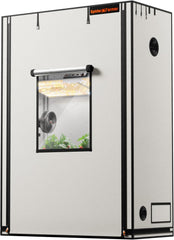 Spider Farmer Pro Tente de culture 70 x 140 x 200 cm avec porte roulante, fenêtre d'observation, panneau de sol amovible, tissu Mylar 2000D, pour culture hydroponique intérieure avec SF4000, G4500, SE4500