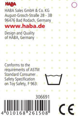 HABA 306691 - Hochet en forme de phoque, jouet à saisir à partir de 6 mois, fabriqué en Allemagne, gris Jouets pour bébés Naty Shop