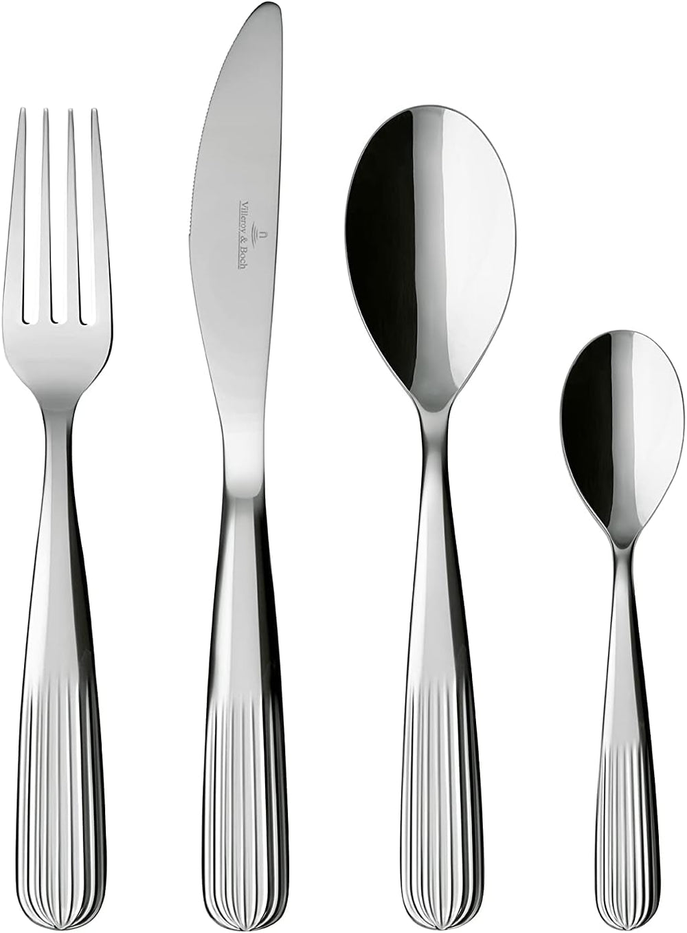 Villeroy & Boch - Ménagère Rose Garden 24 pièces, acier inoxydable Cuisine Naty Shop